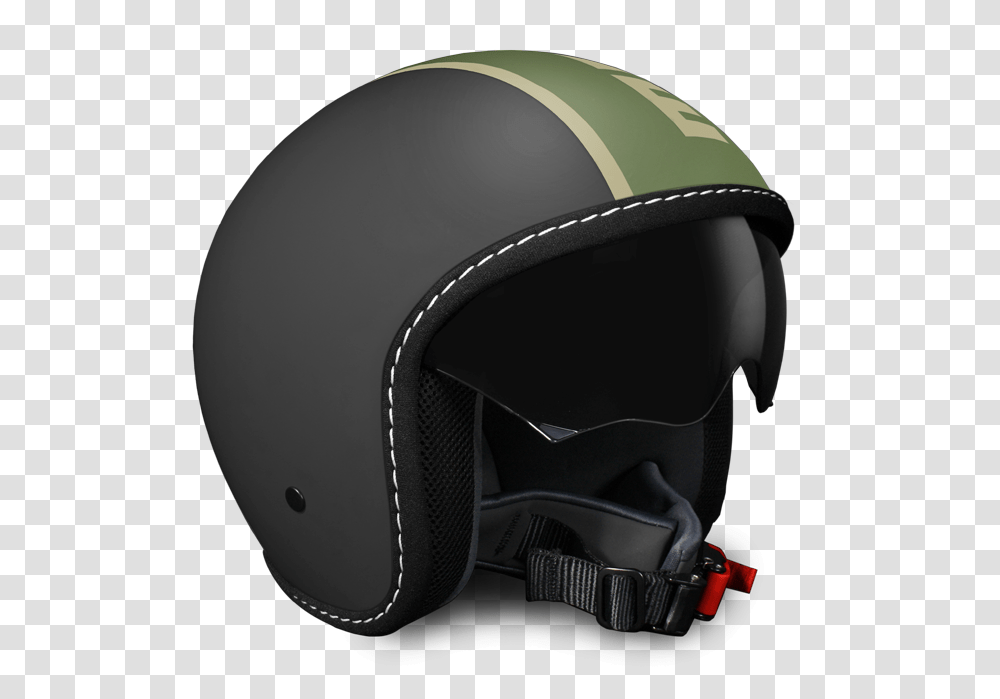 Blade Frost Black Military Green Open Face Motorcycle Helmets, Apparel, Crash Helmet Transparent Png