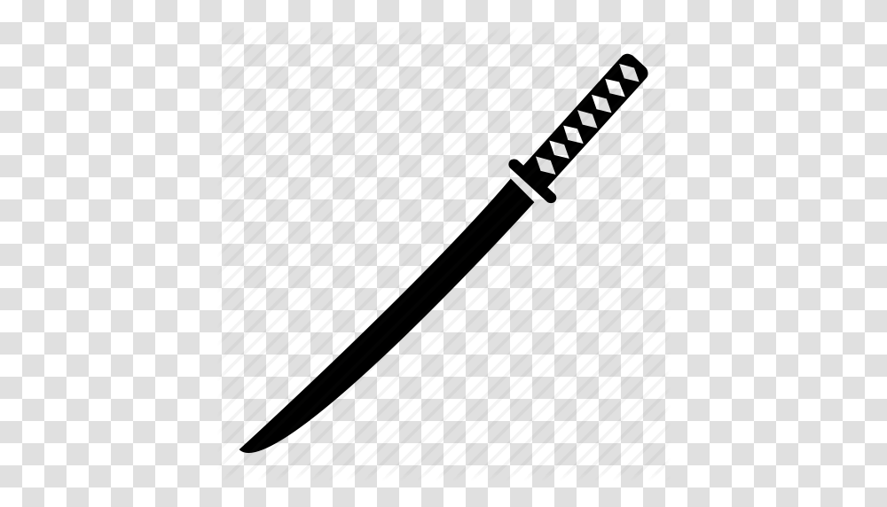 Blade Japanese Katana Samur Sword Weapon Icon, Weaponry, Spear, Wand, Paddle Transparent Png