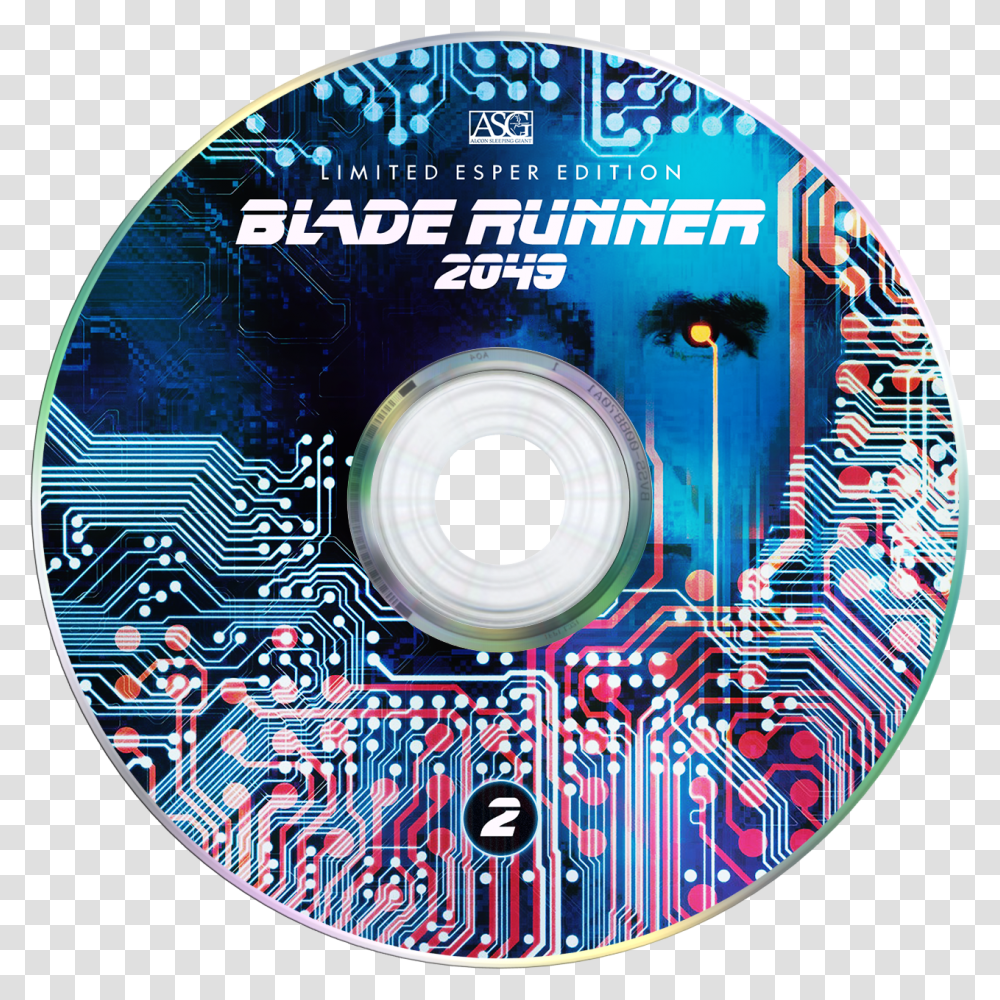 Blade Runner 2049 Logo, Disk, Electronics, Dvd, Poster Transparent Png