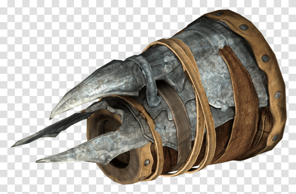 Bladed Gauntlet Fallout New Vegas Cram Opener, Bronze, Bird, Animal, Armor Transparent Png