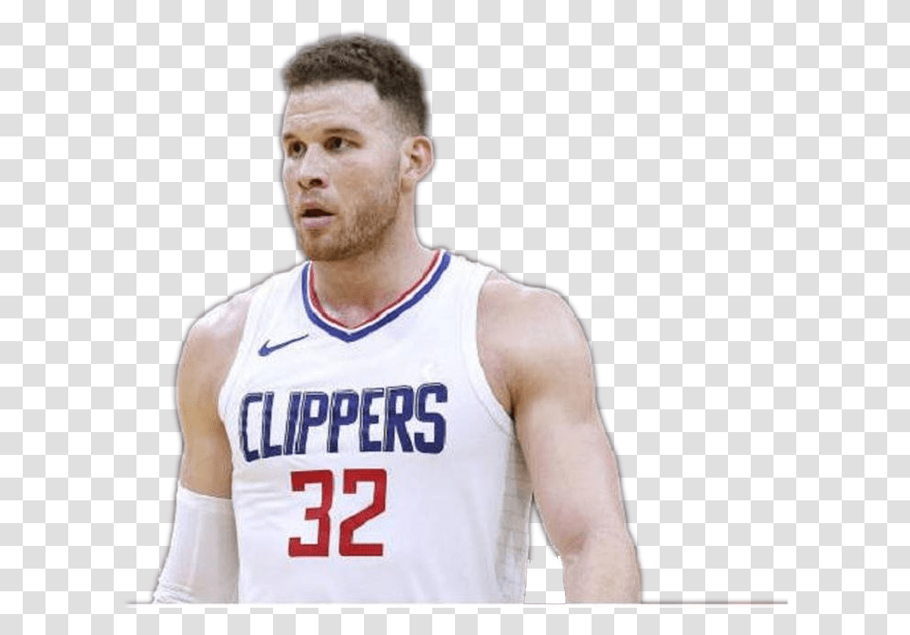 Blake Griffin Free Image Arts Basketball Player, T-Shirt, Clothing, Person, People Transparent Png