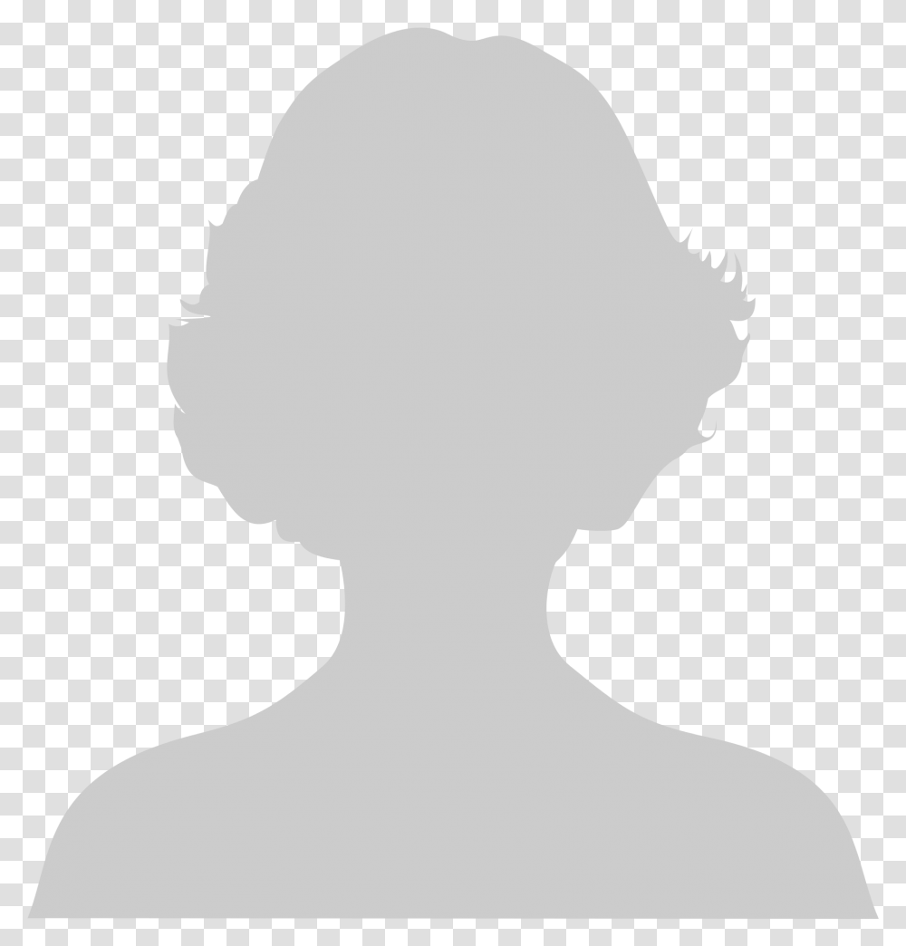 Blank Avatar Female, Silhouette, Back, Person, Human Transparent Png