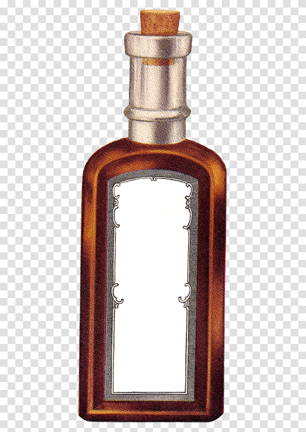 Blank Bottle Label, Liquor, Alcohol, Beverage, Drink Transparent Png