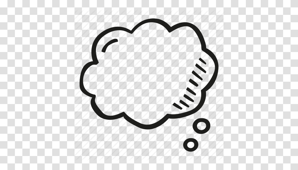 Blank Bubble Chat Cloud Message Shape Think Icon, Apparel, Headband, Bow Transparent Png