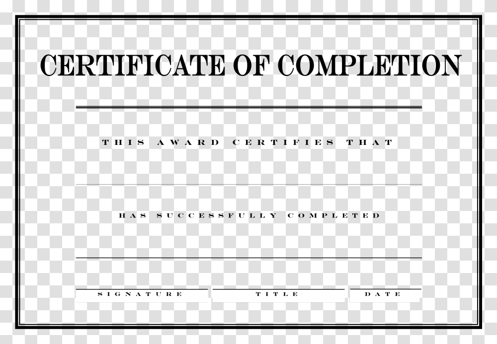 Blank Certificate Template Certificate Of Achievement Template, Screen, Electronics, Monitor, Display Transparent Png