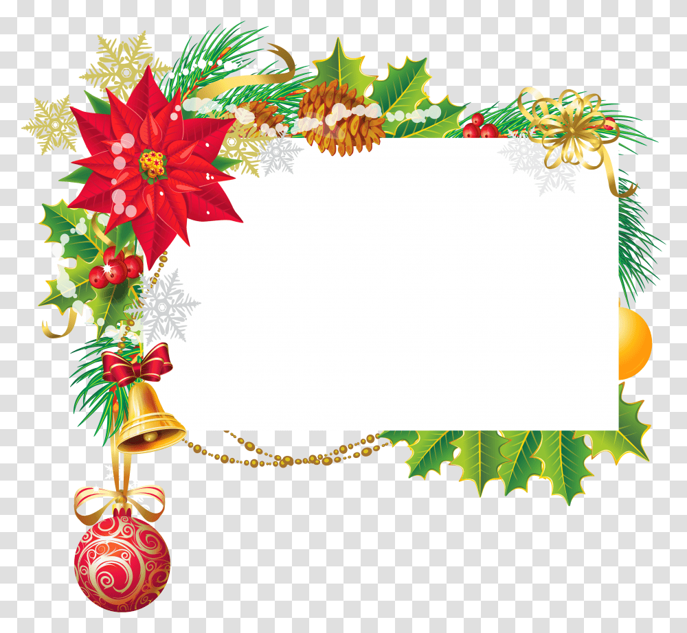 Blank Christmas Card Christmas Corner, Graphics, Art, Floral Design, Pattern Transparent Png