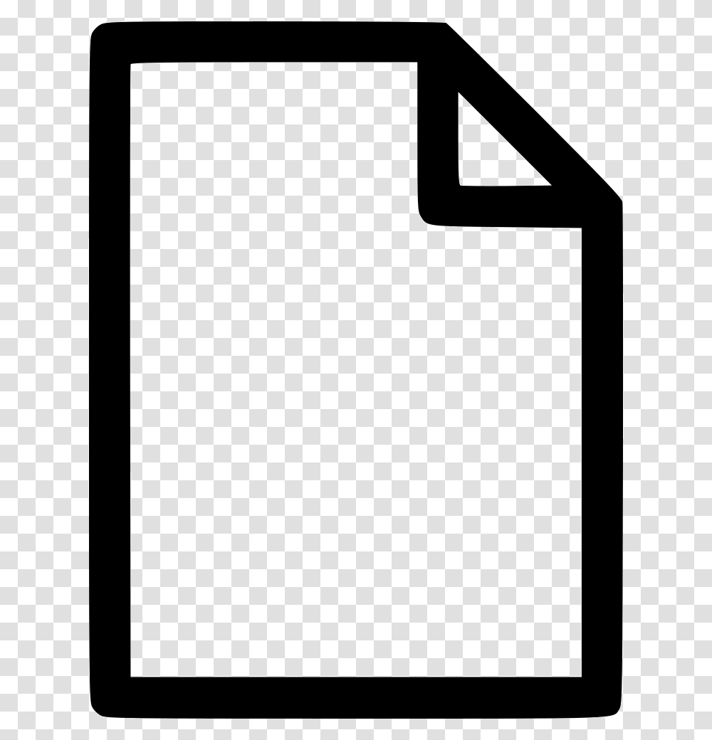 Blank Empty Document Test Icon Free Download, Sign, Electronics Transparent Png