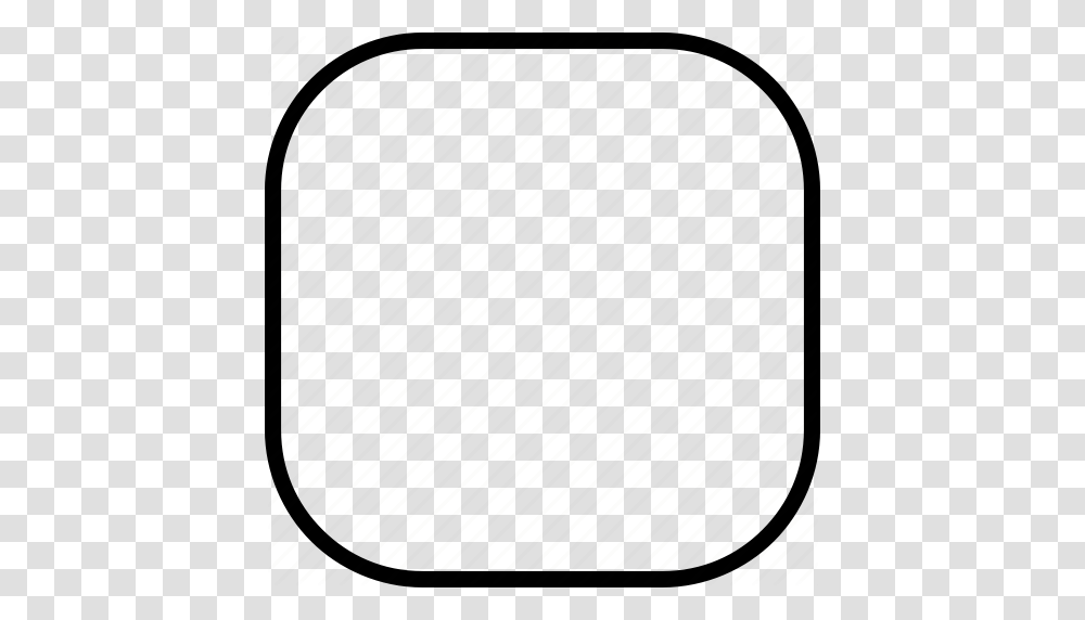 Blank Empty Outline Rectangle Shape Square Icon, Rug Transparent Png