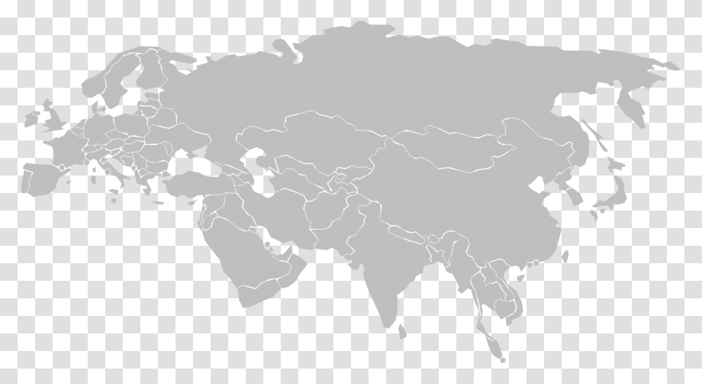 Blank Eurasia Map, Diagram, Atlas, Plot, Bird Transparent Png