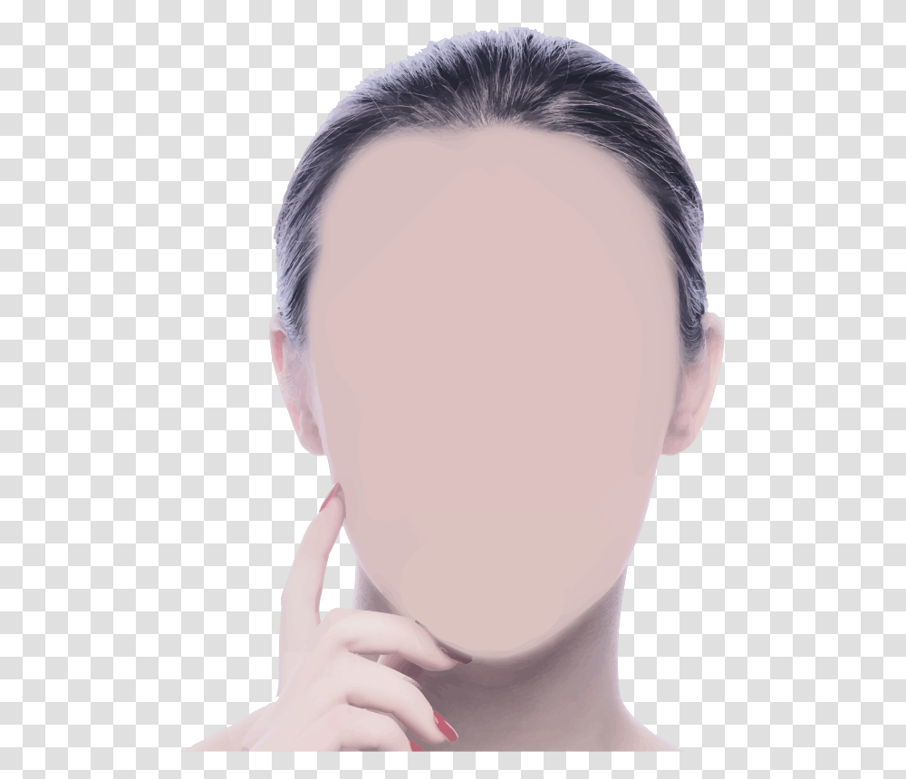 Blank Face Background Blank Face, Head, Person, Finger, Hair Transparent Png