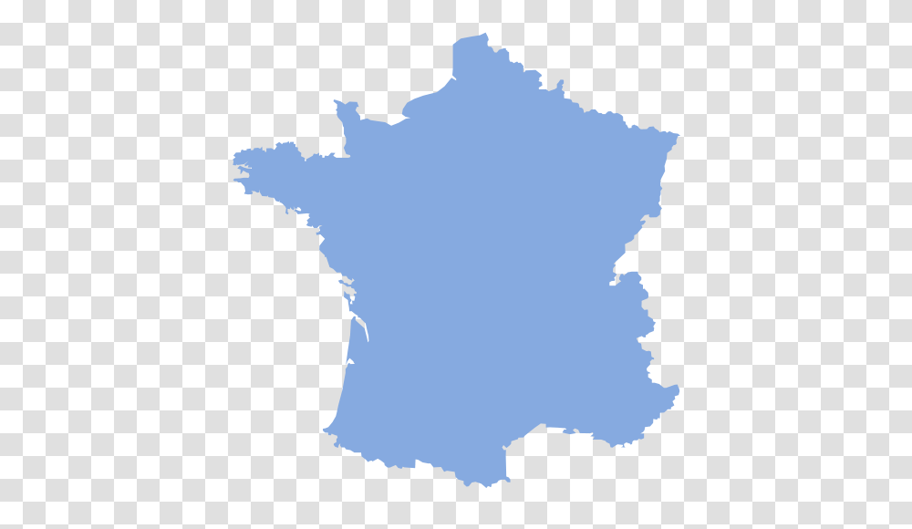 Blank France Map No Departments, Stain Transparent Png