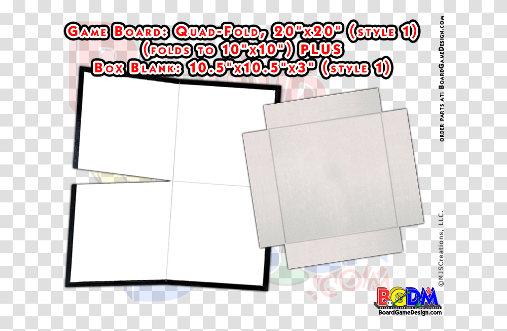 Blank Game Boards And Blank Boxes Make A Foldable Board Game Base, Paper, Home Decor, Envelope Transparent Png