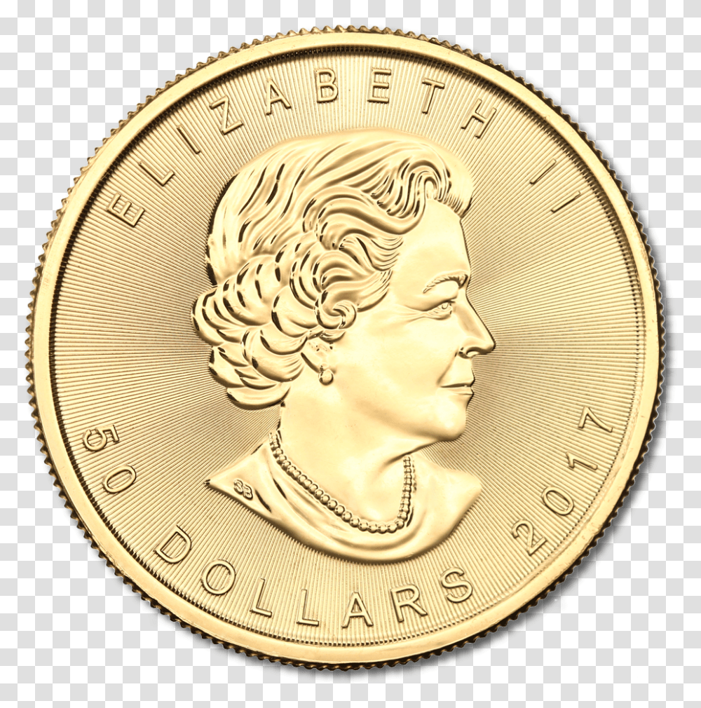 Blank Gold Coin Canadian Gold Maple Leaf, Money, Person, Human Transparent Png