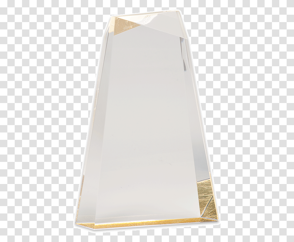 Blank Gold Facet Wedge Acrylic Award Wood, Sweets, Food, Mobile Phone, Tabletop Transparent Png