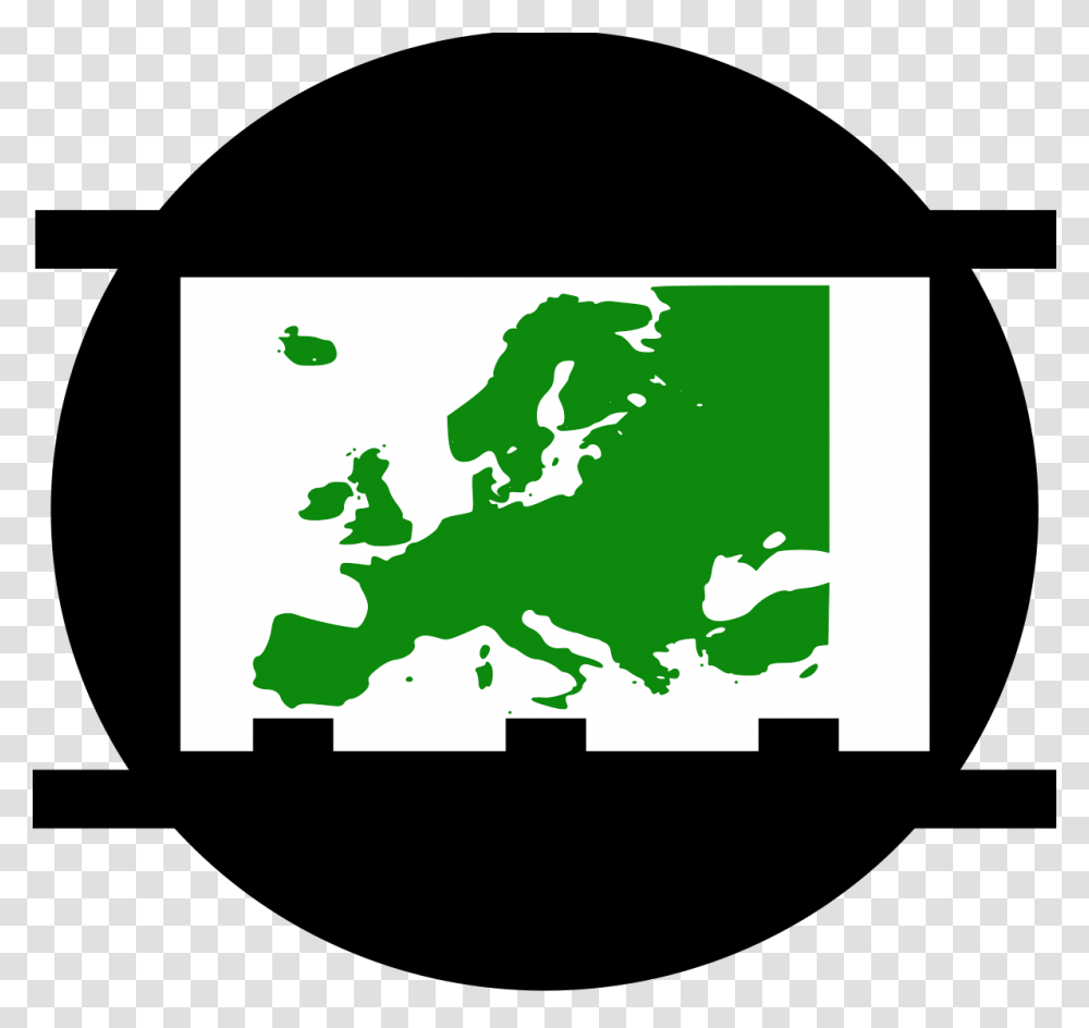 Blank Green Map Of Europe, Plot, Crowd, Sea, Outdoors Transparent Png