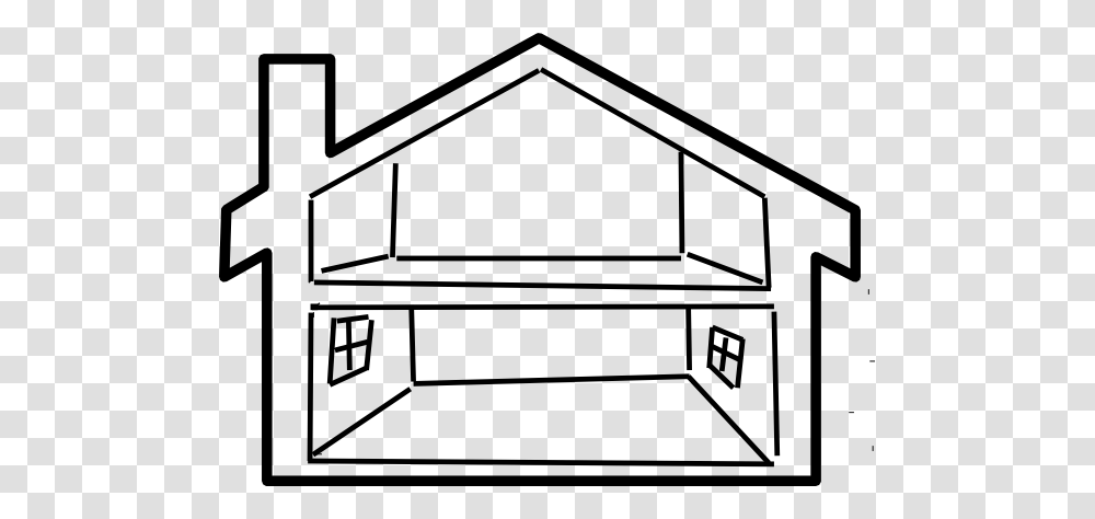 Blank House Clipart, Building, Housing, Triangle, Shelf Transparent Png