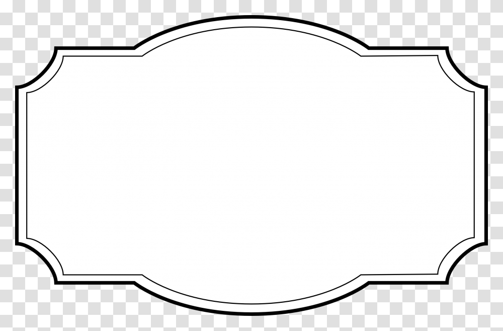 Blank Label Image, Oval, Scroll Transparent Png