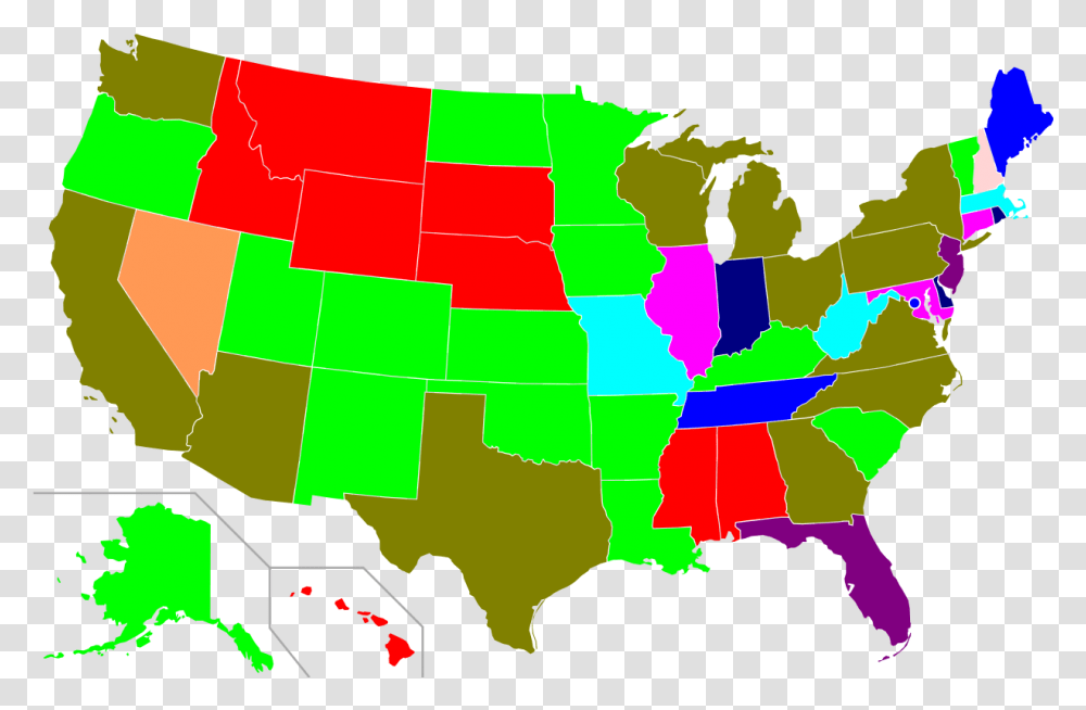 Blank License Plate Us Governors Map 2008, Diagram, Plot Transparent Png