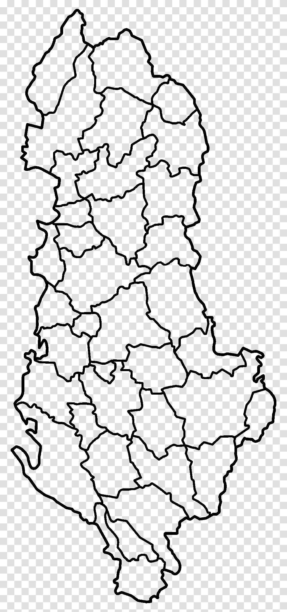 Blank Map Of Albania, Gray, World Of Warcraft Transparent Png