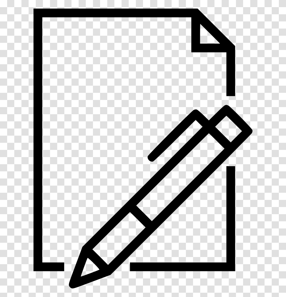 Blank Paper Write Pen And Paper Drawing, Number, Whistle Transparent Png