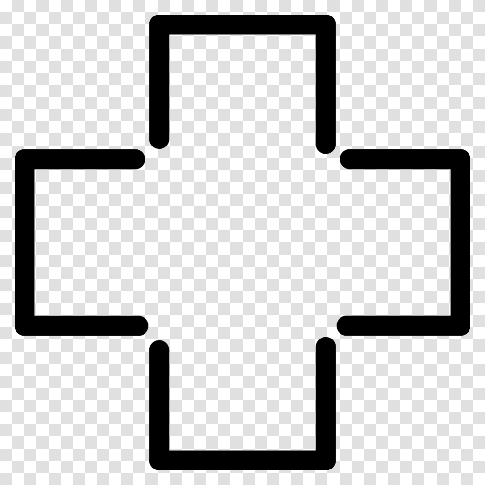 Blank Pharmacy Cross Icon Free Download, Stencil, Logo Transparent Png