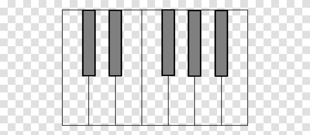 Blank Piano Keyboard Diagram Clip Art, Electronics Transparent Png