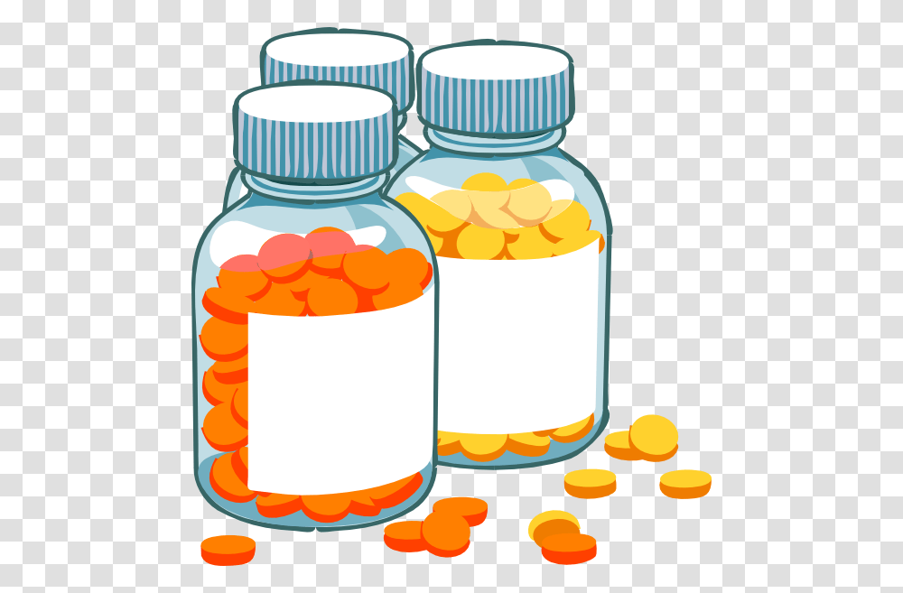 Blank Pill Bottles Clip Art, Medication, Capsule Transparent Png