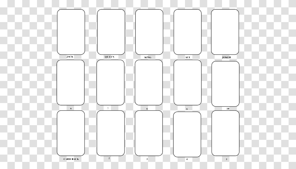 Blank Playing Card Image Photographic Film, Computer Keyboard, Electronics, Grille Transparent Png