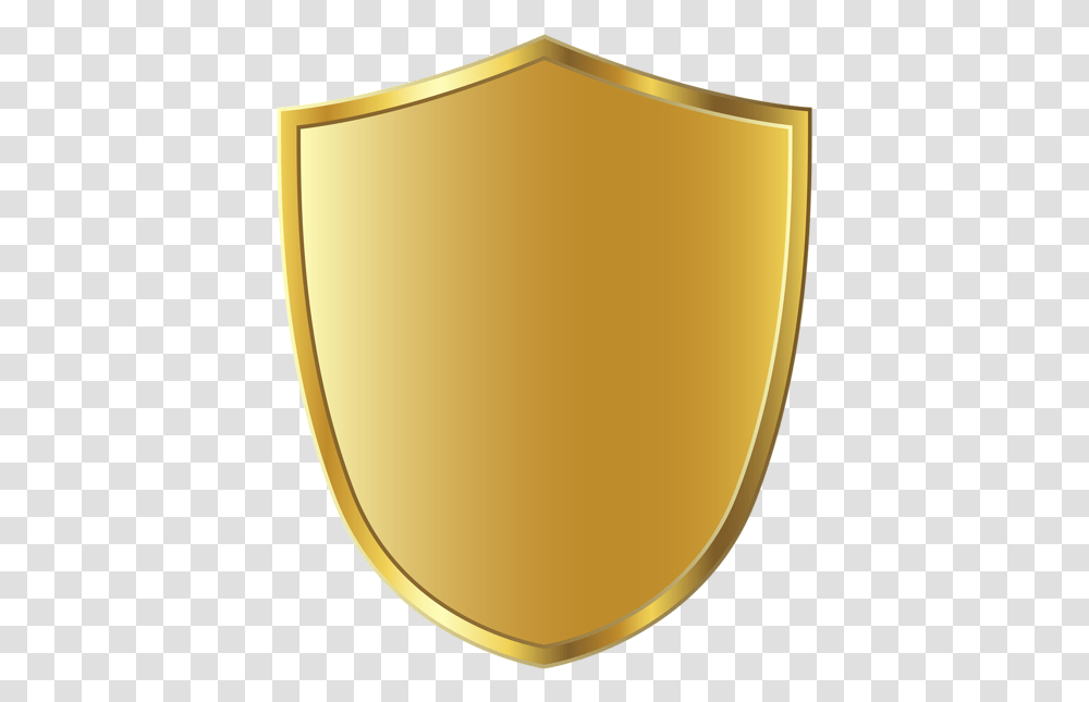 Blank Police Badge Gold Shield, Armor Transparent Png