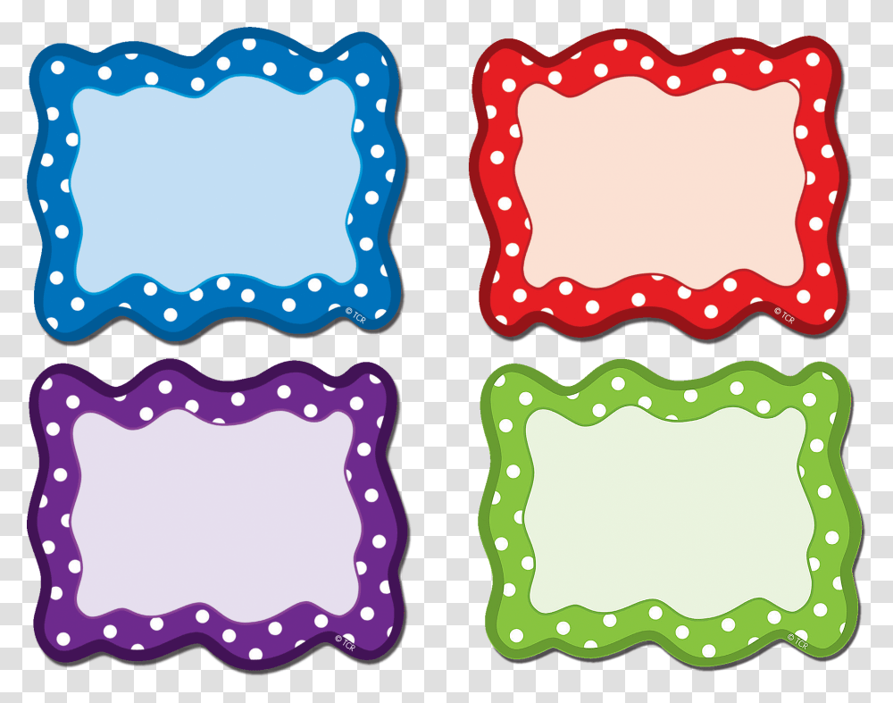 Blank Polka Dot Cards, Label, Pattern, Texture Transparent Png