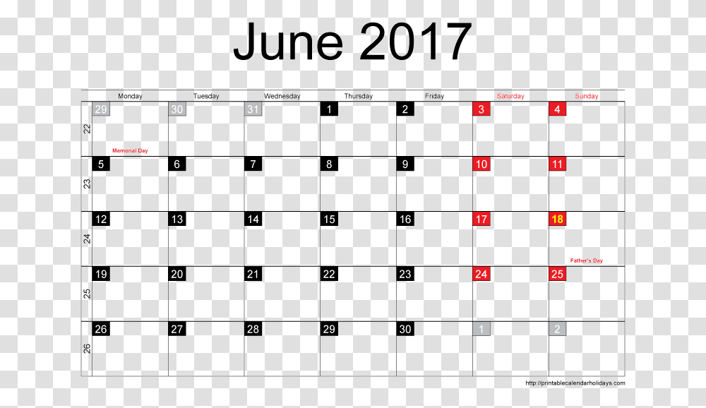 Blank Printable June 2017 Calendar 2018 2019 Many Days Are In January, Scoreboard, Plot, Page Transparent Png