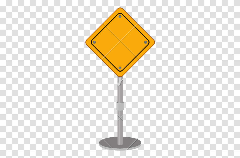 Blank Road Sign Blank Traffic Sign, Fence, Lamp Transparent Png