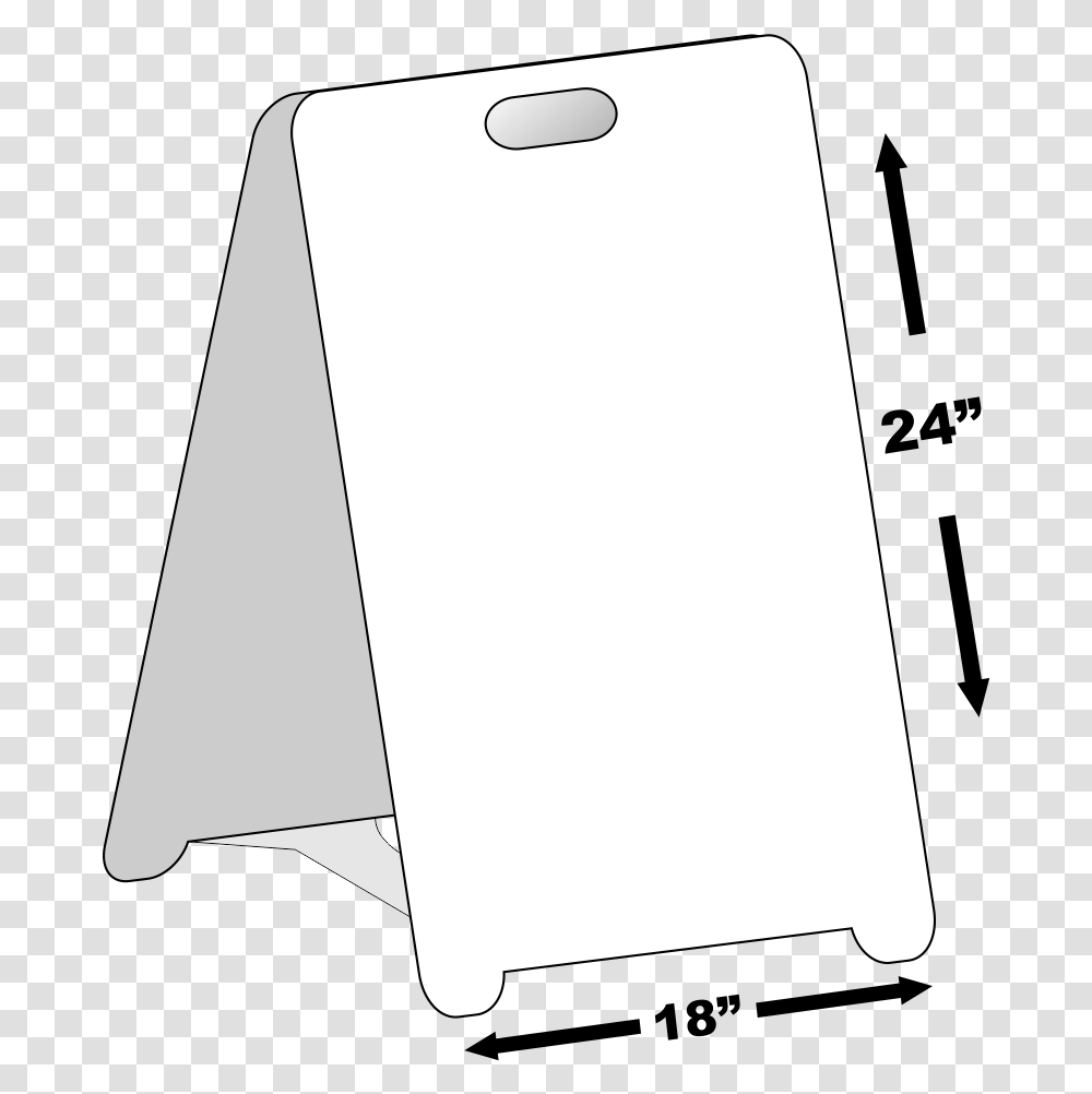 Blank Sandwich Board Signs, Electronics, Phone, Apparel Transparent Png