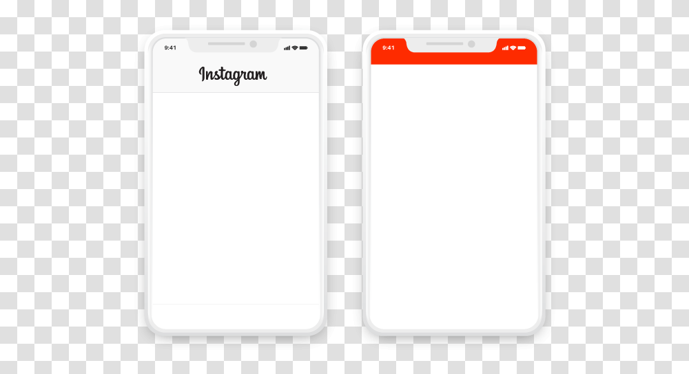 Blank Screen Instagram Instagram, Mobile Phone, Electronics, Cell Phone Transparent Png