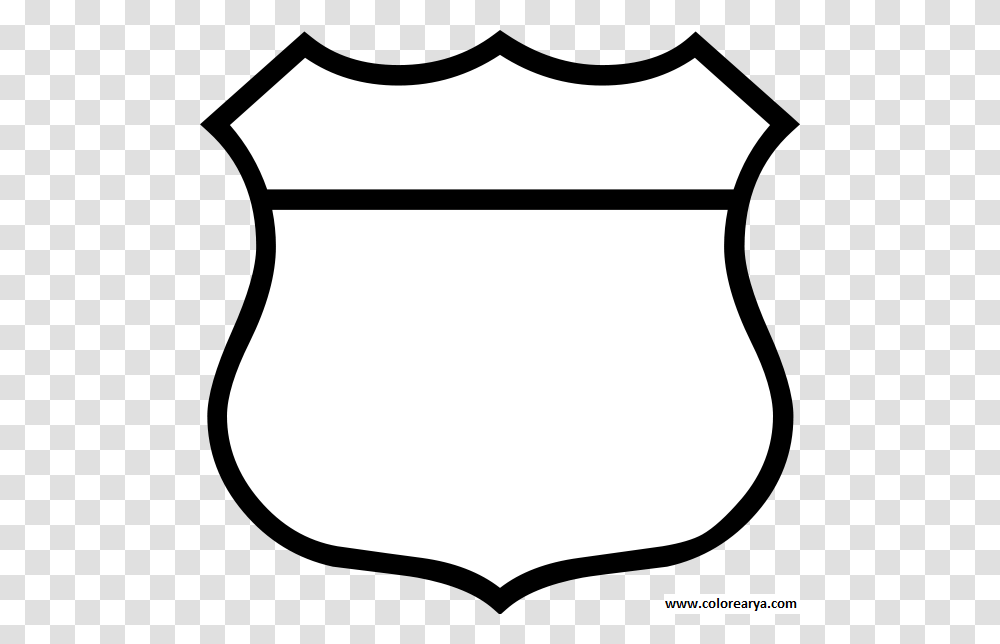 Blank Shield Arizona Route 66 Sign, Armor Transparent Png