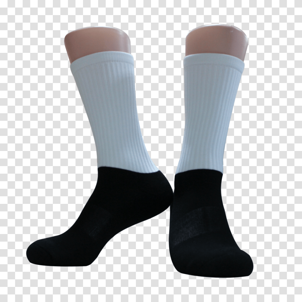 Blank Socks Wholesale White Tube And Black Sole Orient Way, Apparel, Shoe, Footwear Transparent Png
