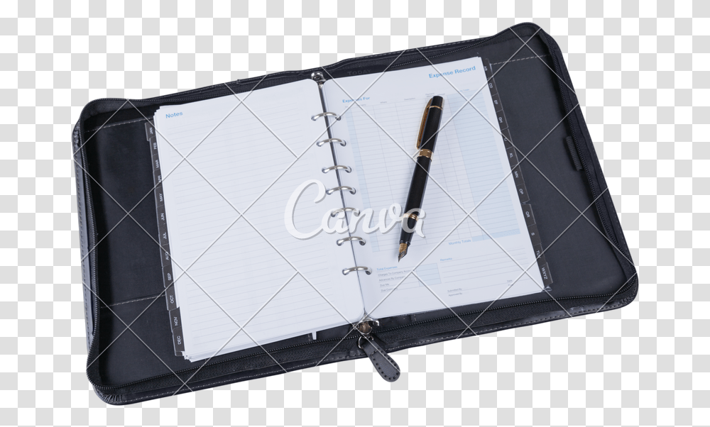 Blank Spiral Notebook And Pen, Diary, File Binder, Page Transparent Png