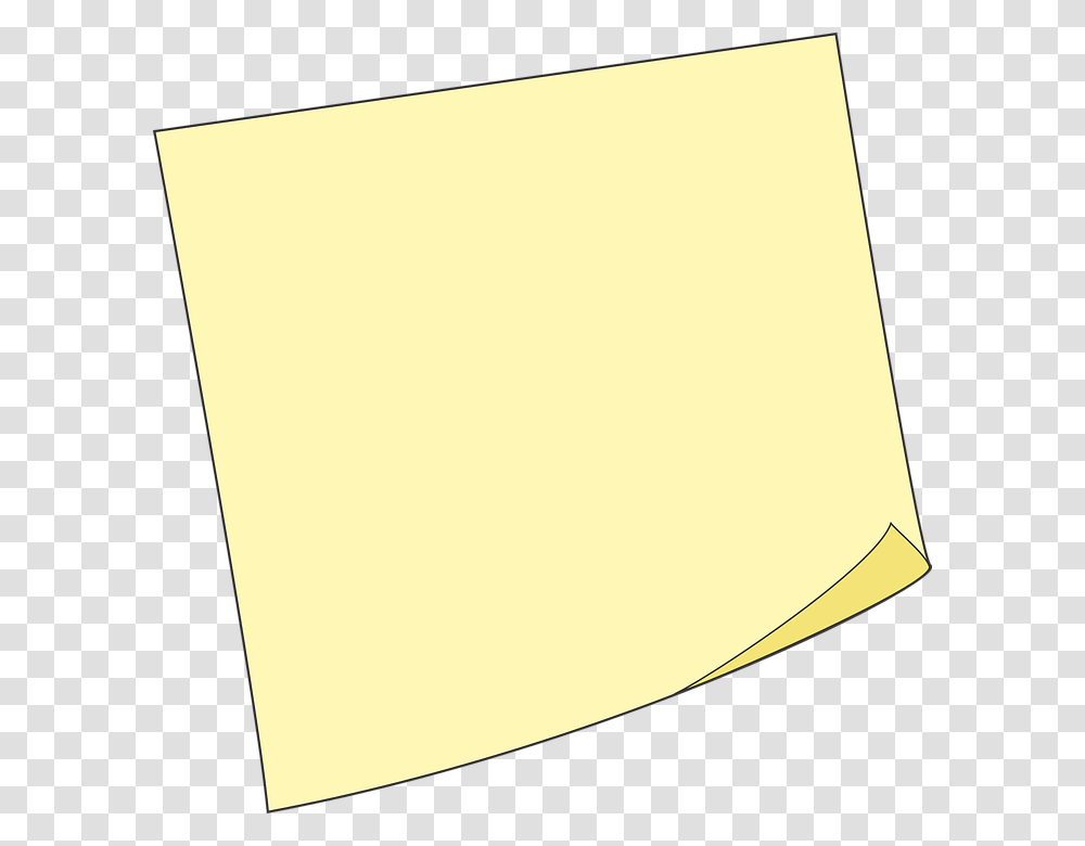 Blank Sticky Note, Paper, Scroll Transparent Png