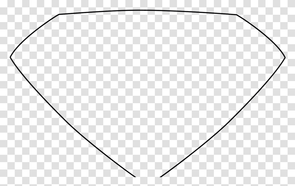 Blank Superman Shield Writing Template Clipart Best Line Art, Gray, World Of Warcraft Transparent Png
