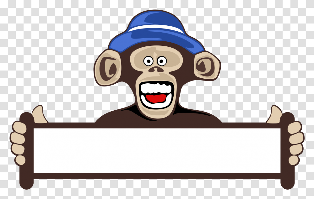 Blank This Free Icons Design Of Monkey Holding Happy New Year 2020 Funny Wishes, Teeth, Mouth, Performer, Face Transparent Png