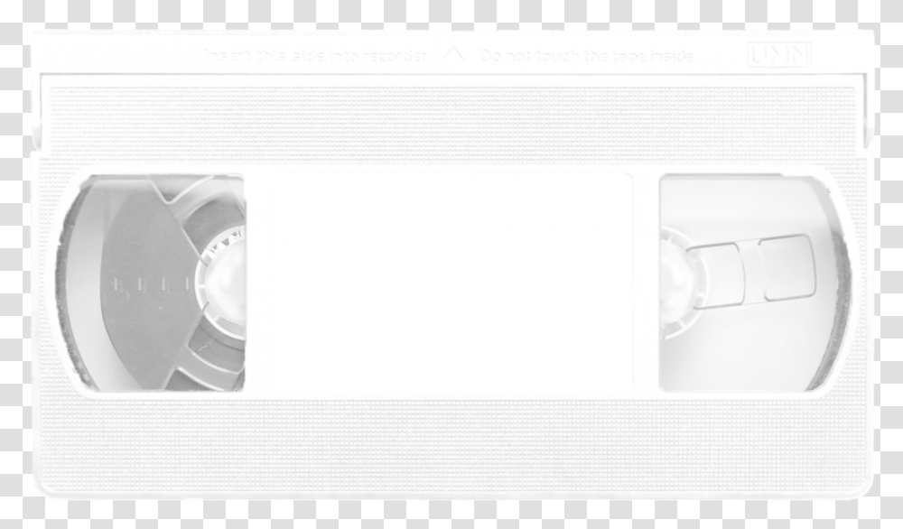 Blank Vhs White Tape, Cassette, Page Transparent Png