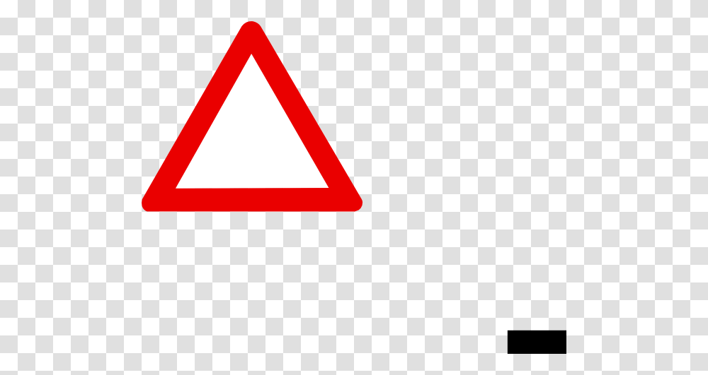 Blank Warning Sign Clip Art, Triangle Transparent Png