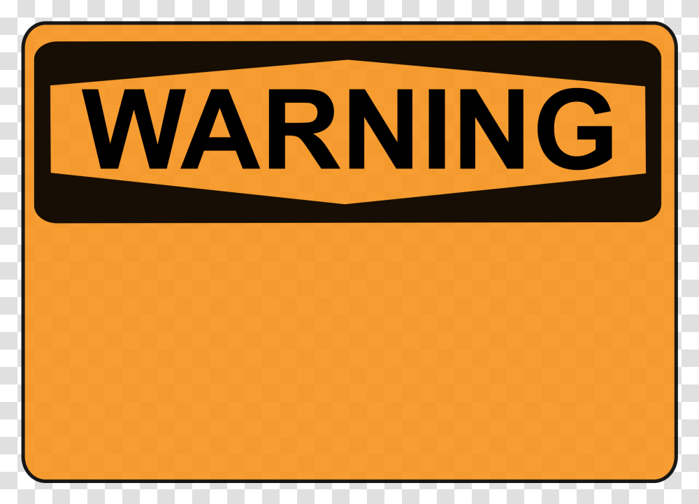 Blank Warning Sign, Word, Label, Logo Transparent Png