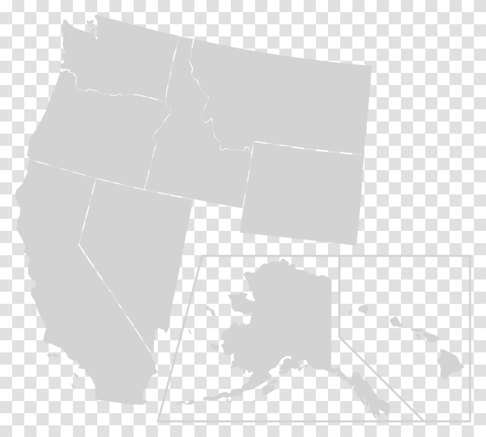 Blank West Coast Map, Plot, Diagram, Paper Transparent Png