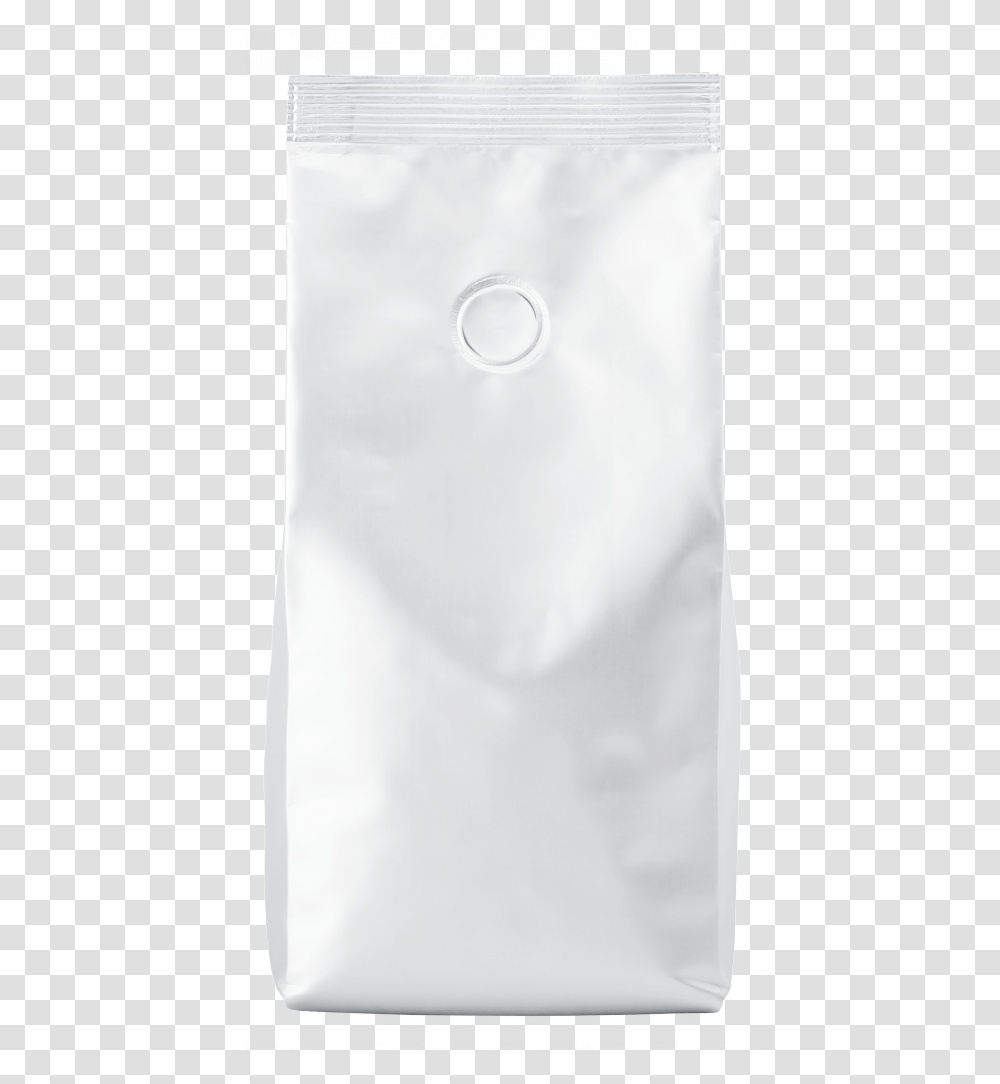 Blank White Flexible Coffee Packaging With Degassing Active Shirt, Bag, Shopping Bag, Tote Bag, Bib Transparent Png