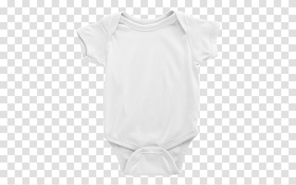 Blank White Onesie, Apparel, Sleeve, T-Shirt Transparent Png