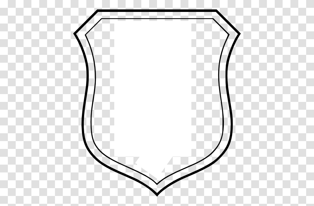 Blank White Shield Clip Art At Clker Monochrome, Armor Transparent Png
