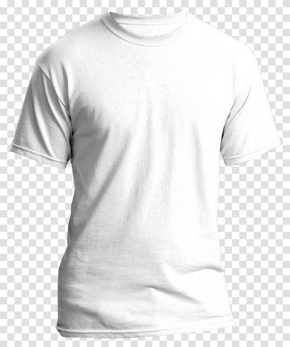 Blank White T Shirt White T Shirt Front, Apparel, T-Shirt, Sleeve Transparent Png