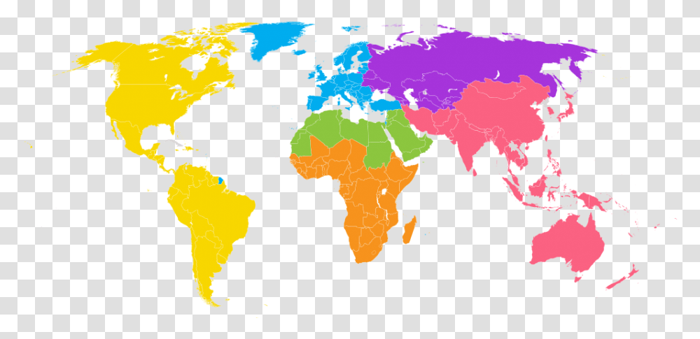 Blank World Map For Paint, Plot, Diagram, Atlas, Astronomy Transparent Png