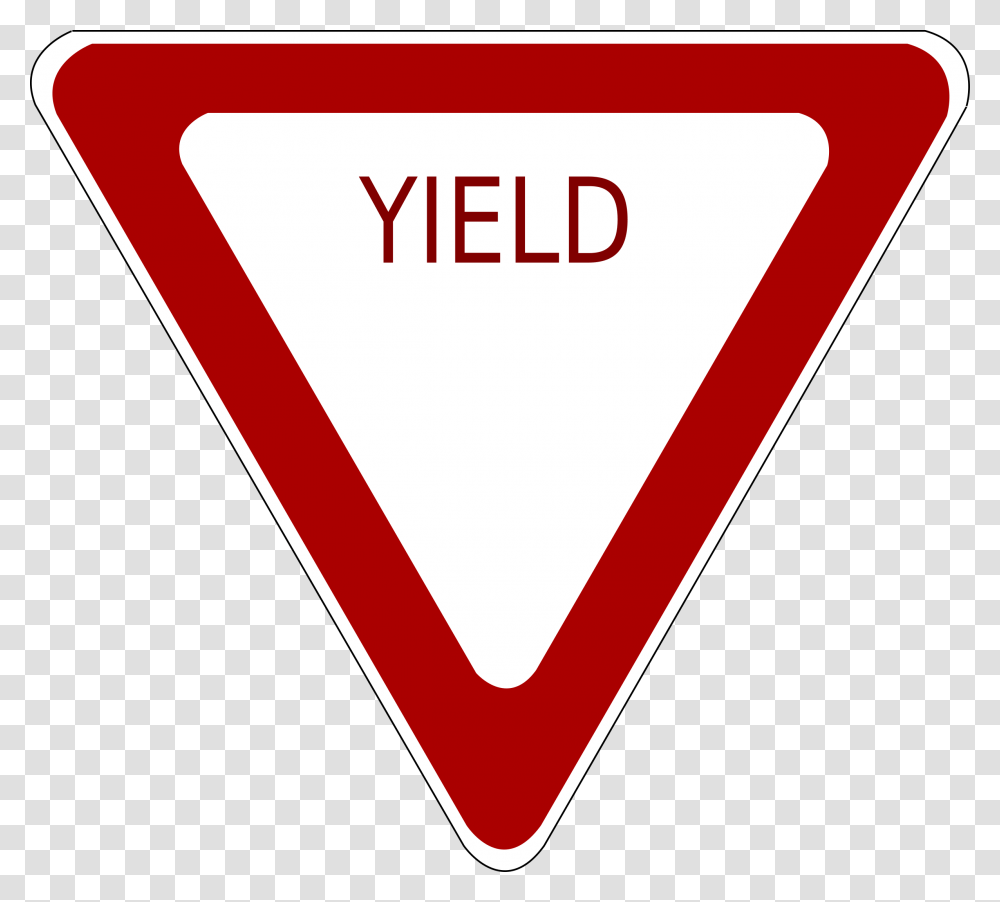 Blank Yield Sign, Triangle Transparent Png